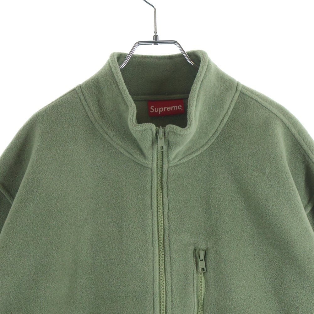 SUPREME(シュプリーム) 21AW Polartec Half Zip Pullover ポーラテック ハーフジップ フリース プルオーバー カーキ