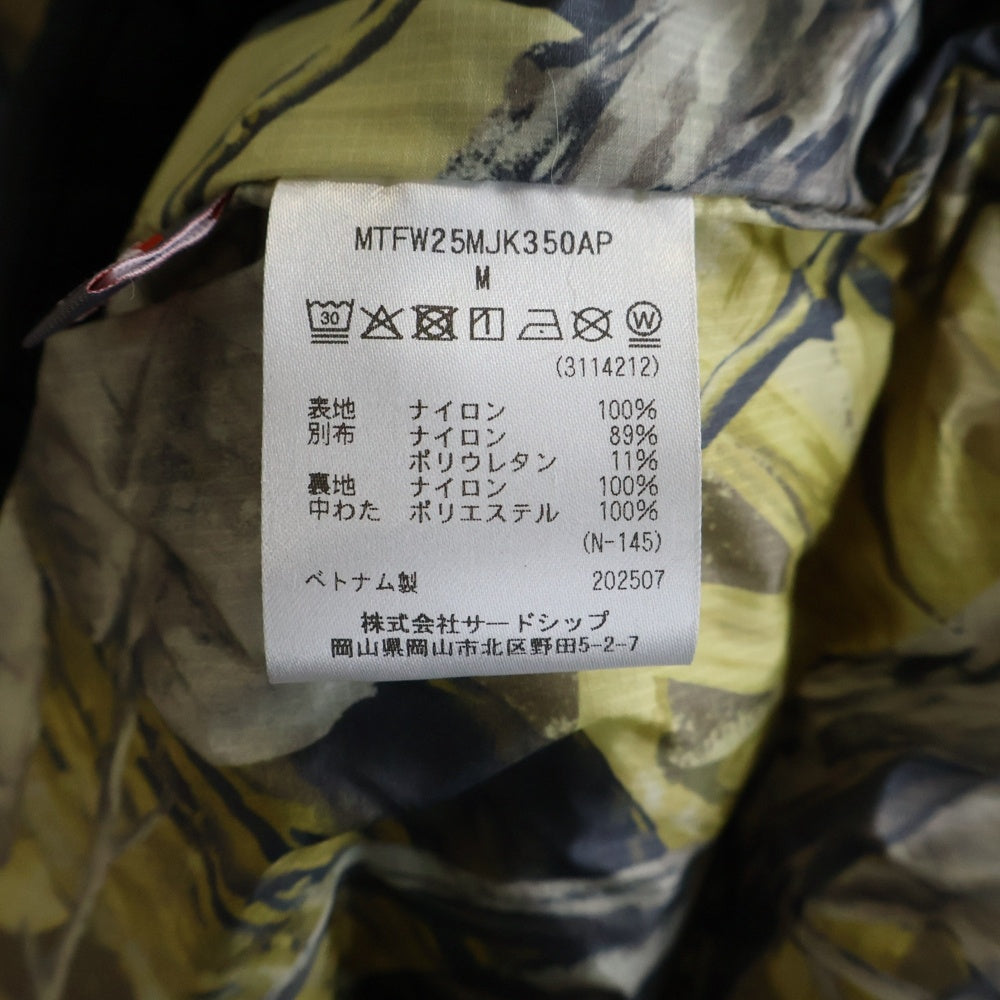 Marmot(マーモット) 25AW GORE-TEX 3L ALPINIST JACKET ゴアテックス スリーレイヤー アルピニスト フーデッドダウンジャケット ブラック MTFW25MJK350AP