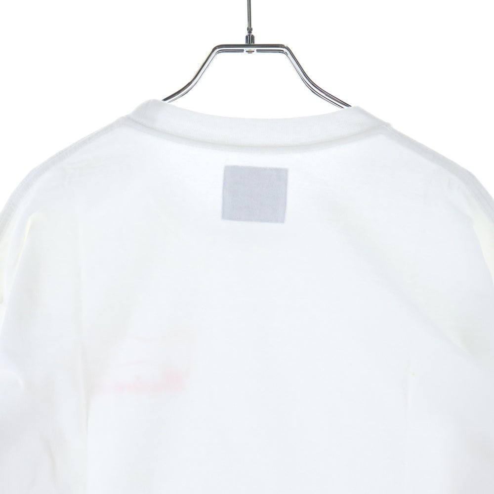 WASTED YOUTH(ウェイステッドユース) ×BUDWEISER Long Sleeve T-shirt#1 バドワイザー 袖プリントロゴ 長袖Tシャツ カットソー ホワイト WY26CS001