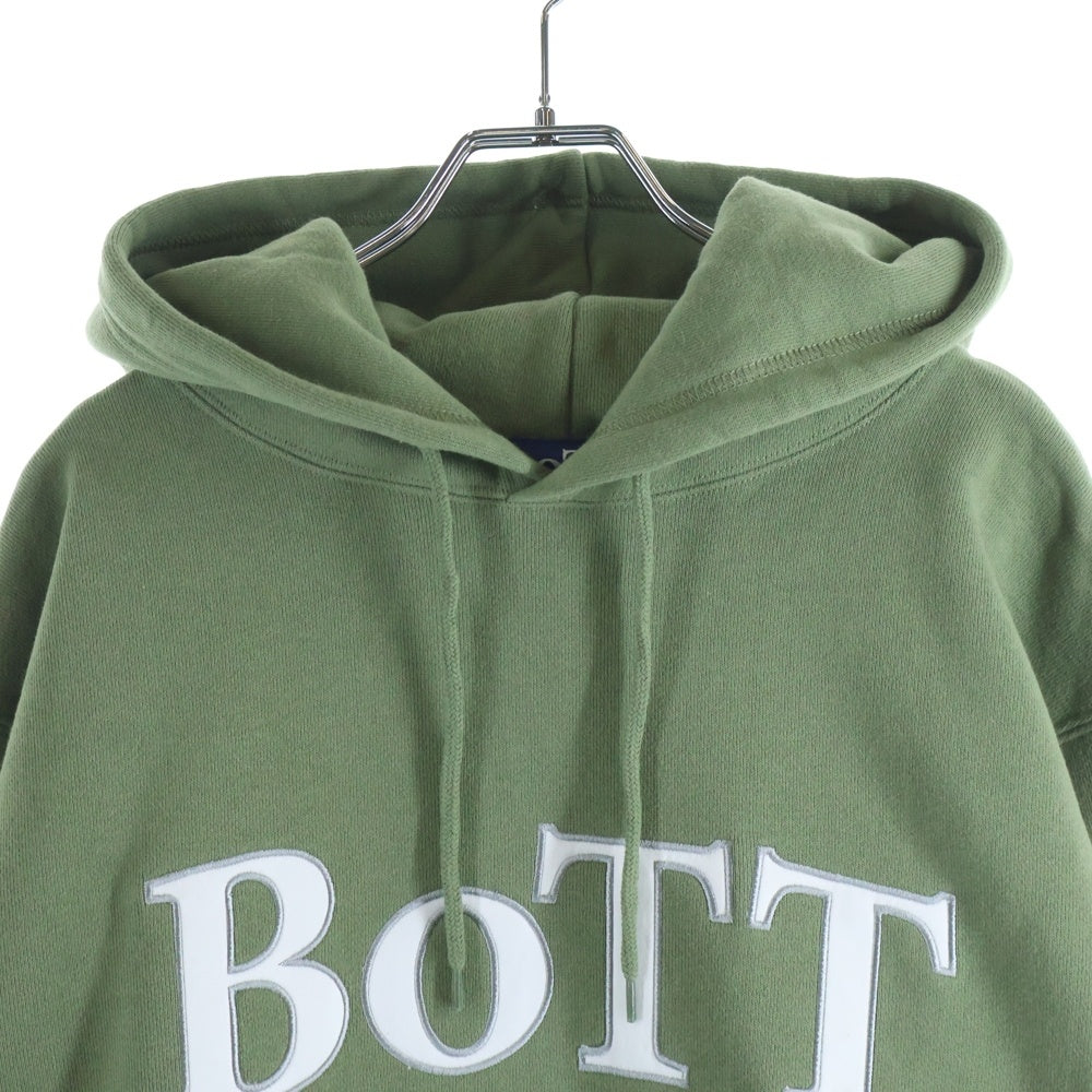 BoTT(ボット) OG LOGO HOODIE ロゴ刺繍 スウェットプルオーバーパーカー カーキ 234BoTT01