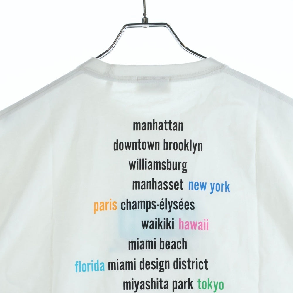 KITH(キス) KITH TREARS MINI MIAMI CAFE TEE キストリーツ マイアミカフェ プリントロゴ 半袖Tシャツ カットソー ホワイト