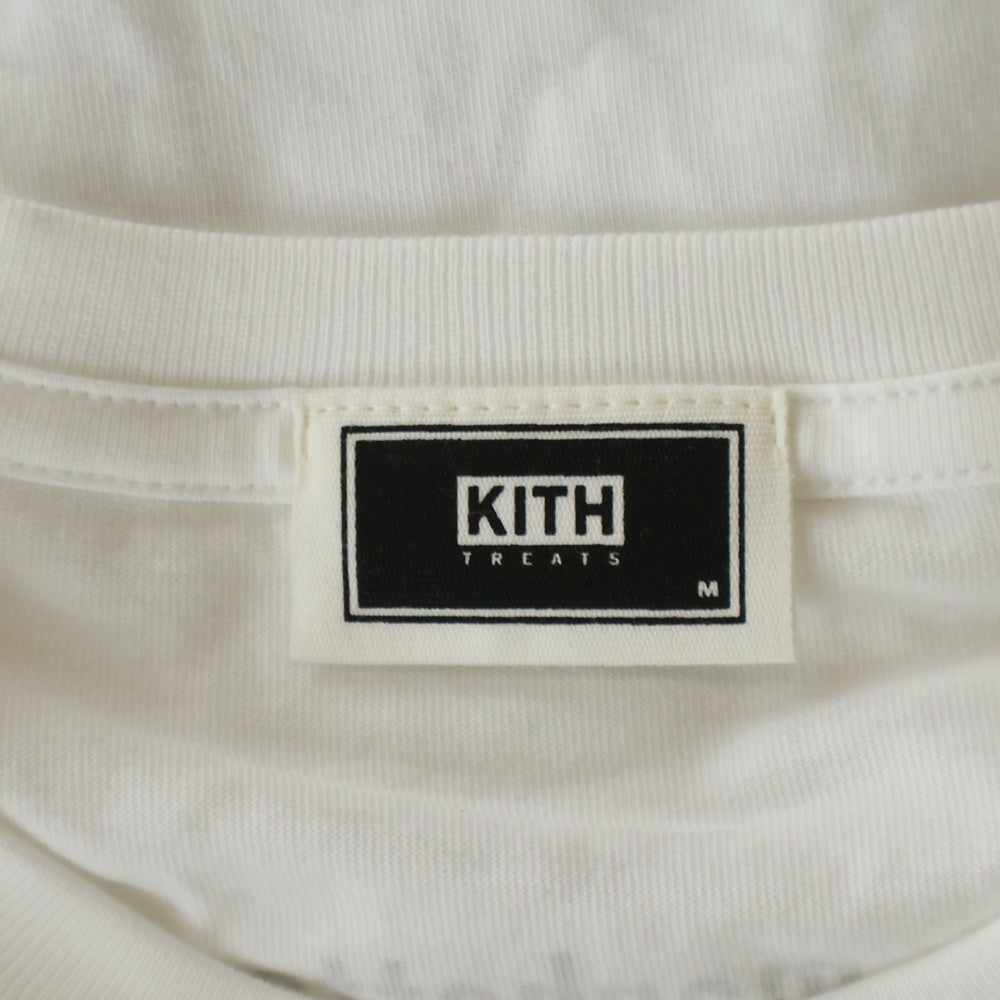 KITH(キス) KITH TREARS MINI MIAMI CAFE TEE キストリーツ マイアミカフェ プリントロゴ 半袖Tシャツ カットソー ホワイト