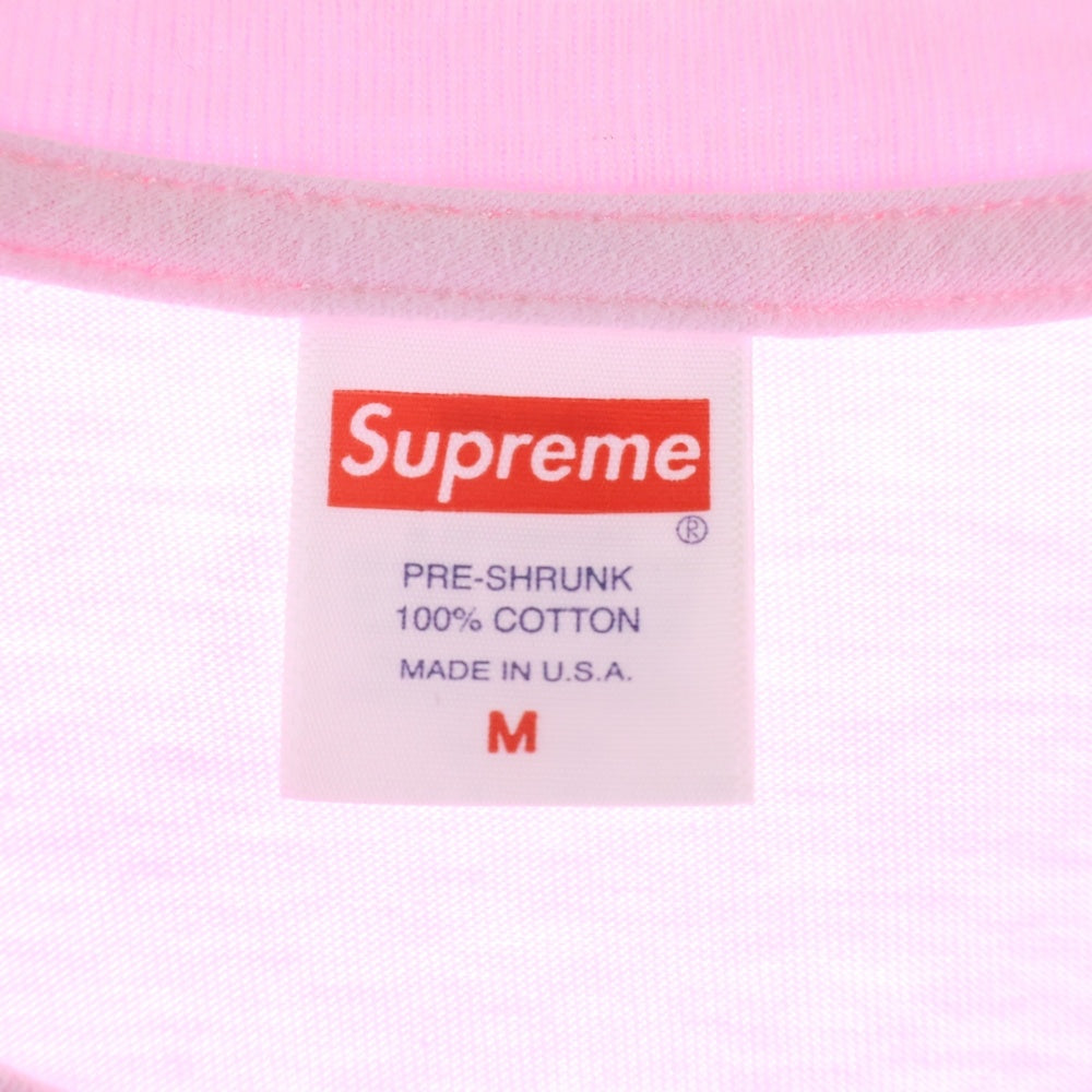 SUPREME(シュプリーム) 21SS Five Boroughs Tee ファイブボロー プリントロゴ 半袖Tシャツ カットソー ピンク