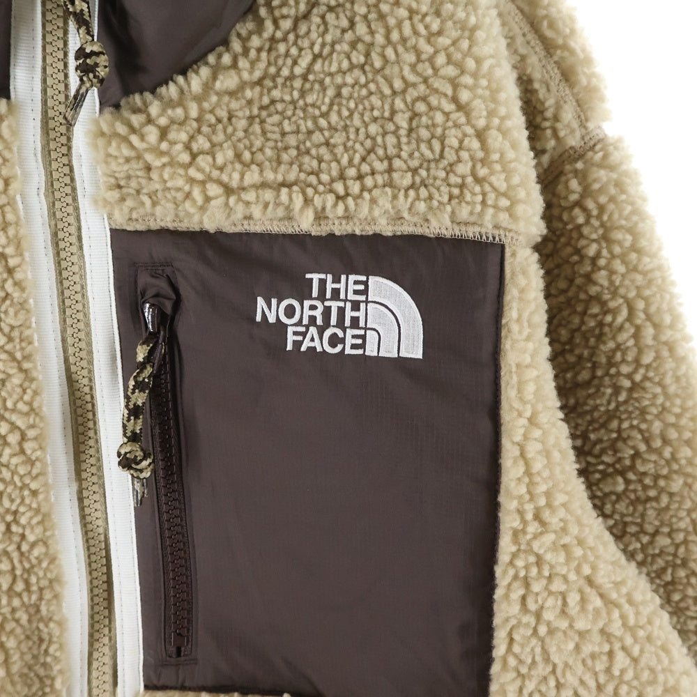 THE NORTH FACE(ザノースフェイス) PLAY GREEN RVS FLEECE JACKET リバーシブル フリースジャケット レディース ブラウン/ベージュ NJ4FP54B