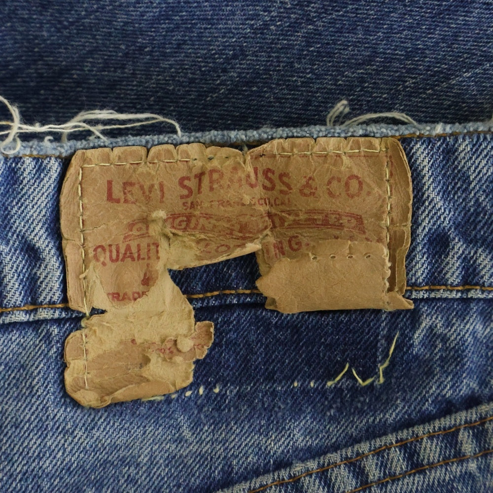 Levi's(リーバイス) 70S VINTAGE 505 ヴィンテージ 66前期 ボタン裏16 ジップフライ ストレート デニムパンツ インディゴ