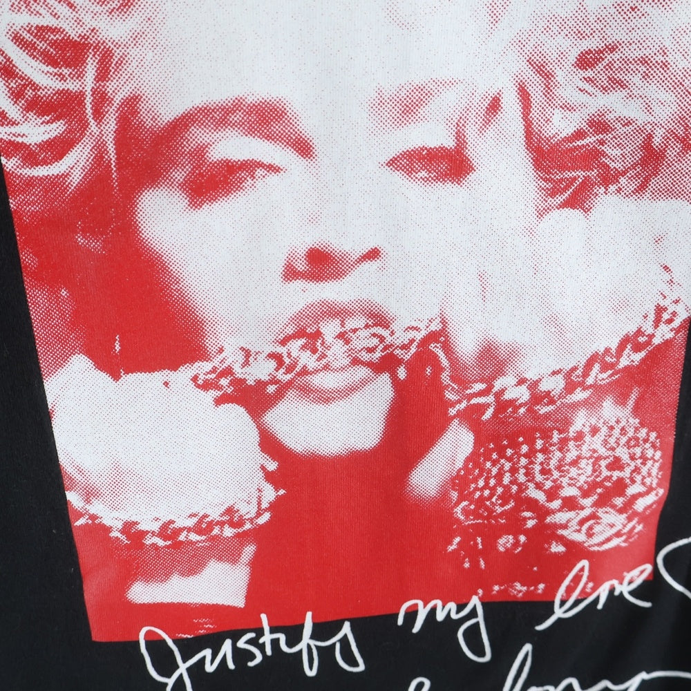 SUPREME(シュプリーム) 18AW Madonna Tee マドンナ フォトプリント 半袖Tシャツ カットソー ブラック