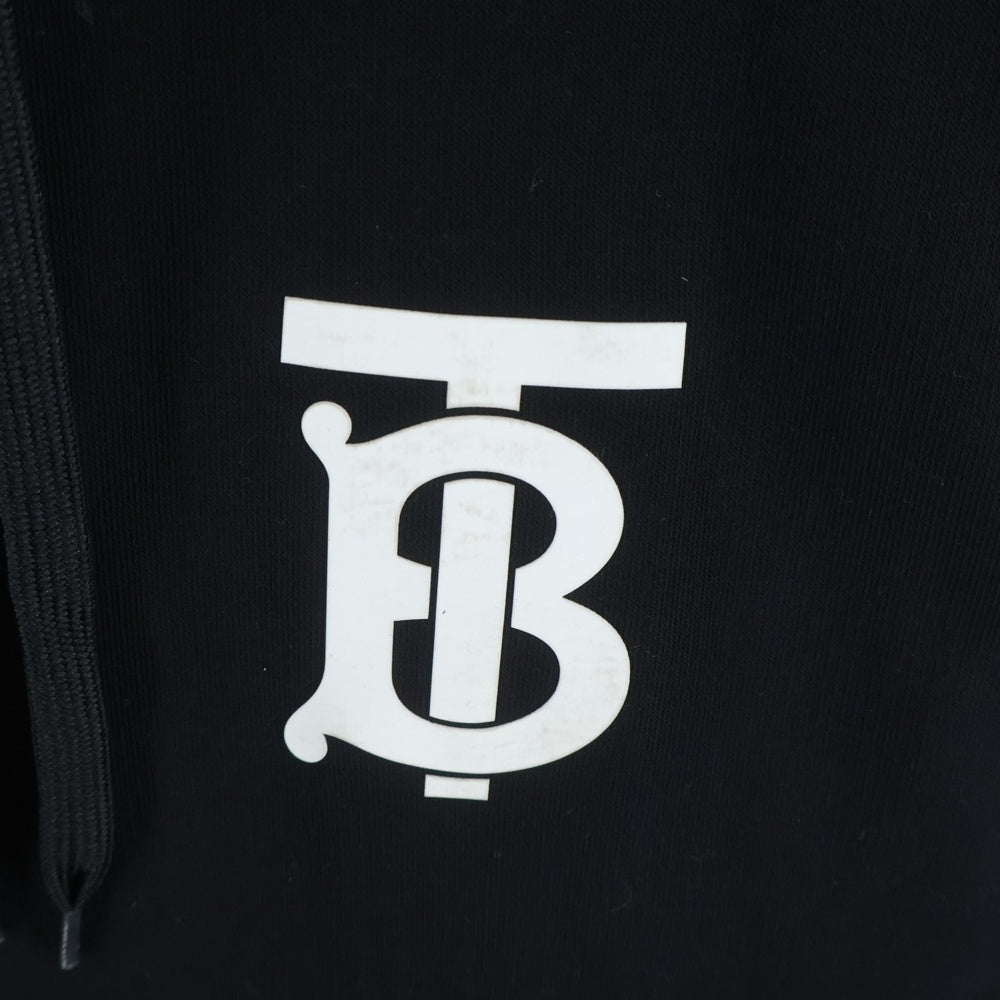BURBERRY(バーバリー) TBロゴデザイン カンガルーポケット フーデッド スウェット パーカー ブラック 8024604