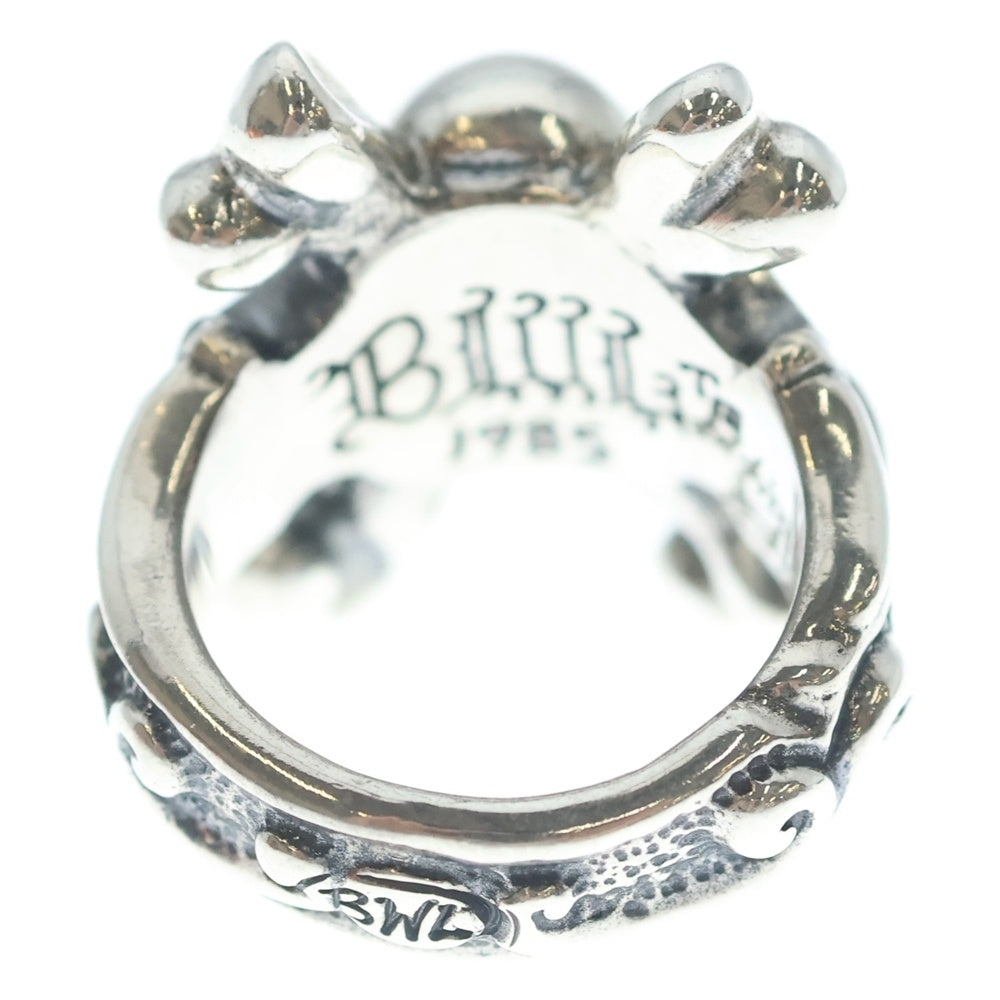 Bill Wall Leather/BWL(ビルウォールレザー) BEAMS 別注 EXCLUSIVE Crossbones Skull Ring クロスボーン スカルリング 指輪 21号