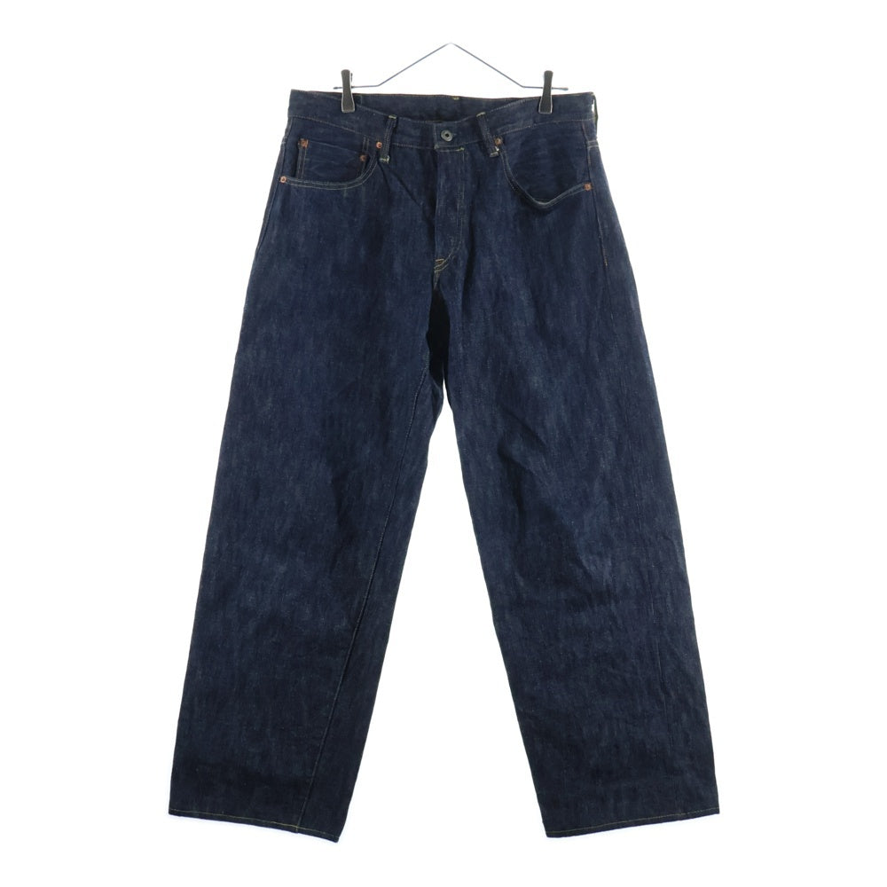 NO BRAND(ノーブランド) 鬼デニム オニデニム 石川台 スーパーワイド セルビッチデニムパンツ ジーンズ インディゴ