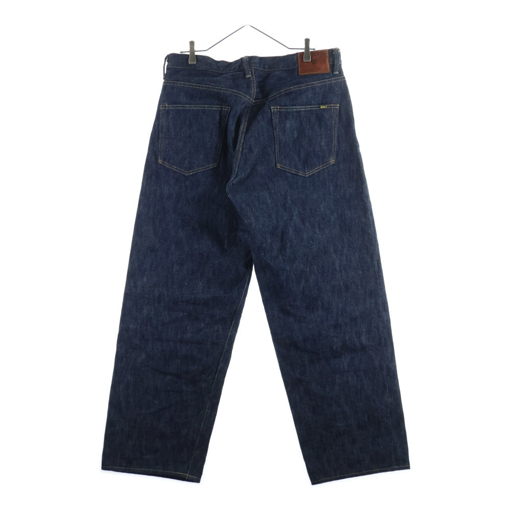 NO BRAND(ノーブランド) 鬼デニム オニデニム 石川台 スーパーワイド セルビッチデニムパンツ ジーンズ インディゴ
