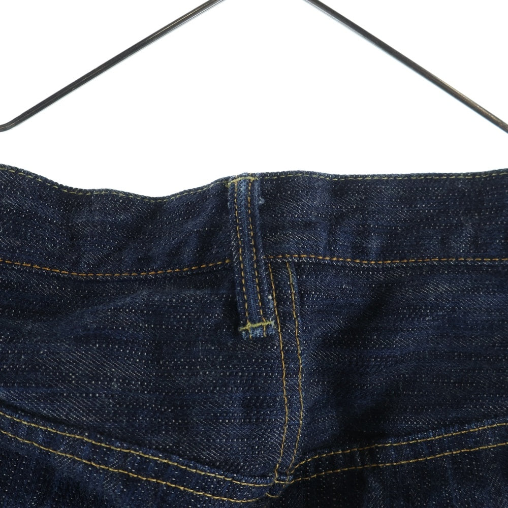 NO BRAND(ノーブランド) 鬼デニム オニデニム 石川台 スーパーワイド セルビッチデニムパンツ ジーンズ インディゴ