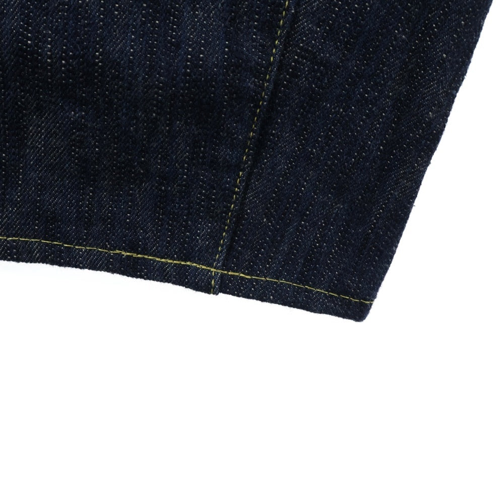 NO BRAND(ノーブランド) 鬼デニム オニデニム 石川台 スーパーワイド セルビッチデニムパンツ ジーンズ インディゴ