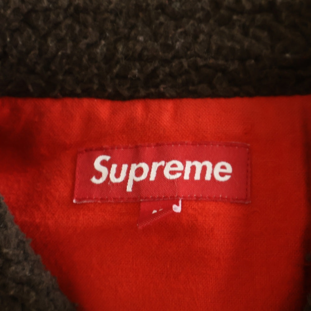 SUPREME(シュプリーム) 10AW Bomber Jacket ボアカラーボンバージャケット ベージュ