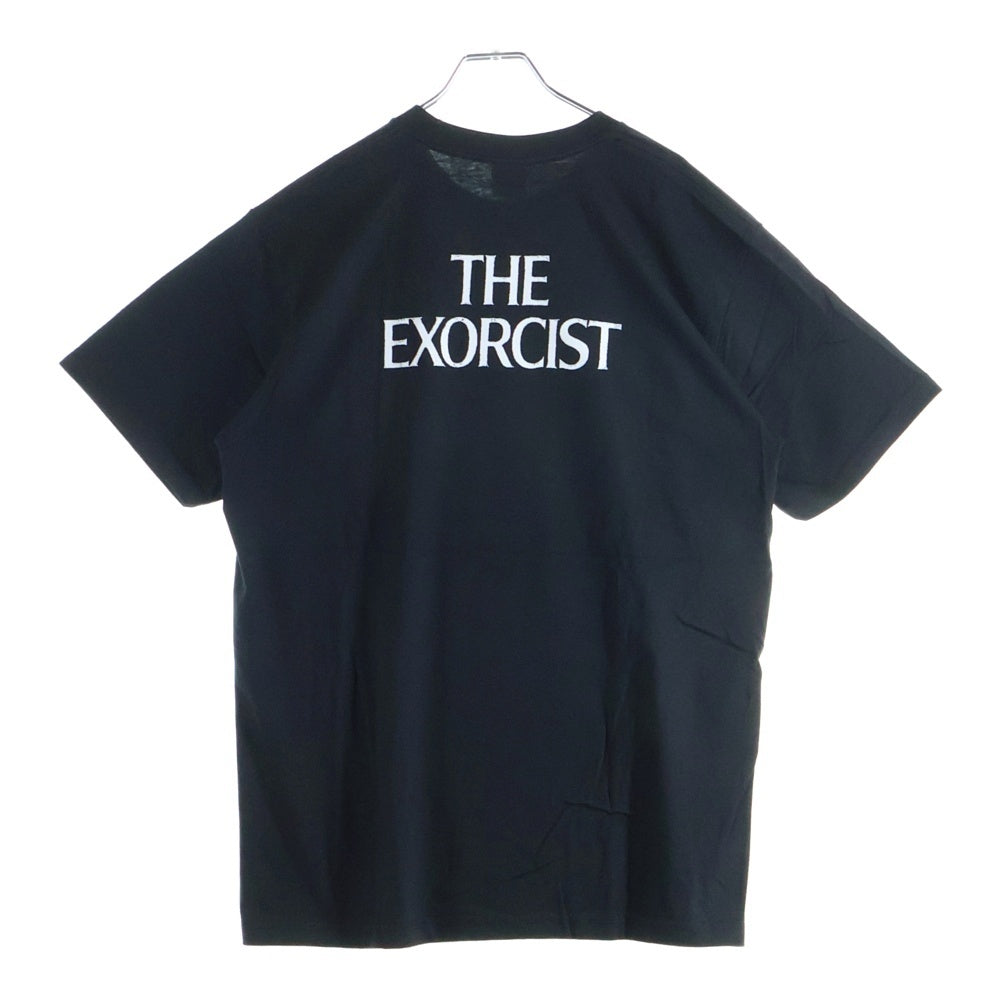 SUPREME(シュプリーム) 25AW ×The Exorcist Puke Tee エクソシスト ピューク プリントロゴ 半袖Tシャツ カットソー ブラック