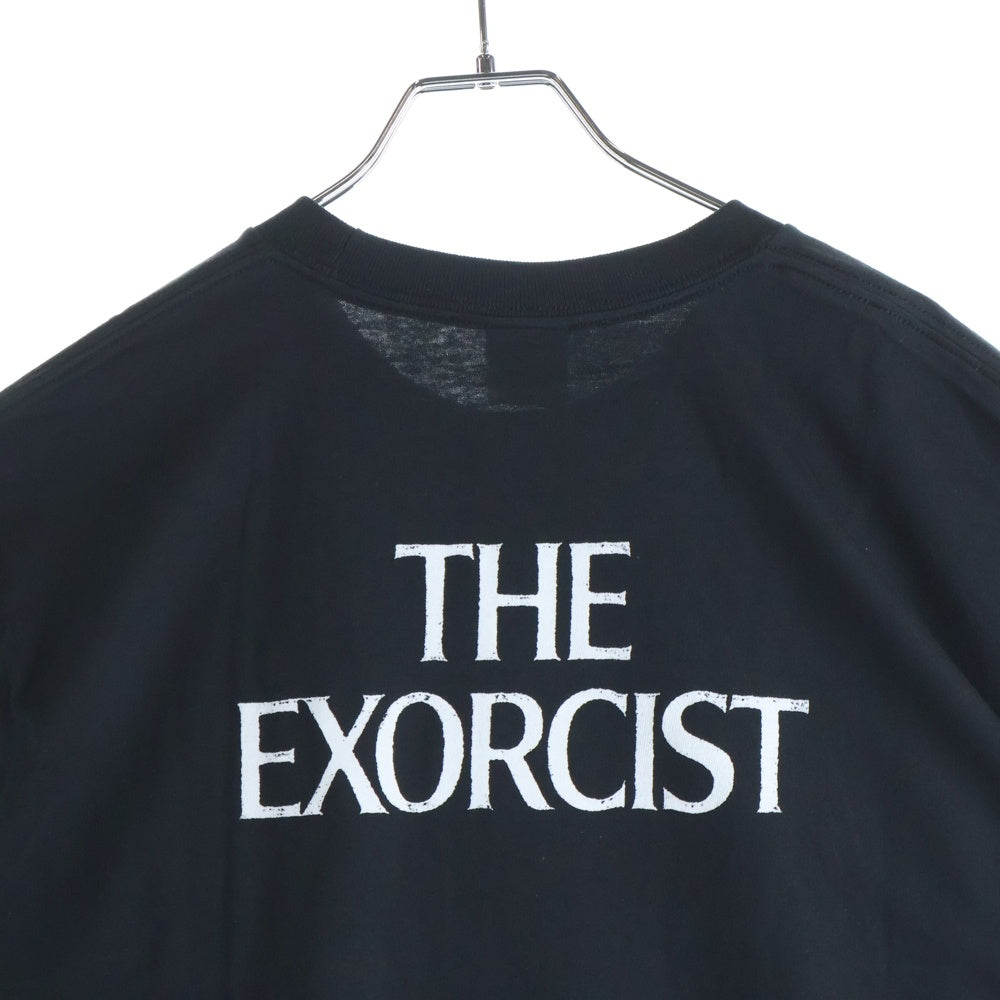 SUPREME(シュプリーム) 25AW ×The Exorcist Puke Tee エクソシスト ピューク プリントロゴ 半袖Tシャツ カットソー ブラック