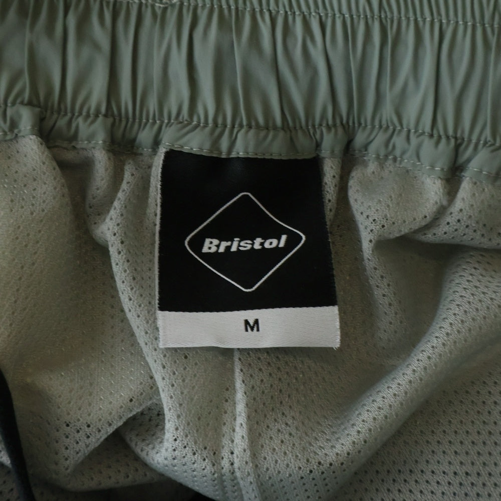 F.C.R.B./F.C.Real Bristol/FCRB(エフシーアールビー/エフシーレアルブリストル) GAME SHORTS ロゴ刺繍 ナイロン ハーフパンツ ショーツ ブラック/グレー FCRB-252014