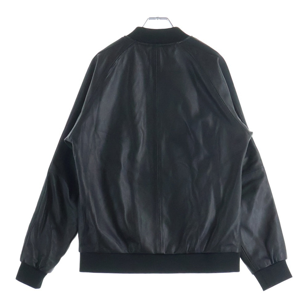 F.C.R.B./F.C.Real Bristol/FCRB(エフシーアールビー/エフシーレアルブリストル) 25AW LEATHER TRACK JACKET ラムレザー トラックジャケット ブラック FCRB-252079