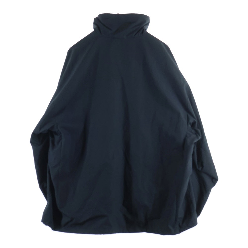 LAD MUSICIAN(ラッドミュージシャン) 23SS POLYESTER RIPSTOP STAND COLLAR BLOUSON ポリエステル リップストップ スタンドカラー ブルゾン ジャケット ブラック 2123-374