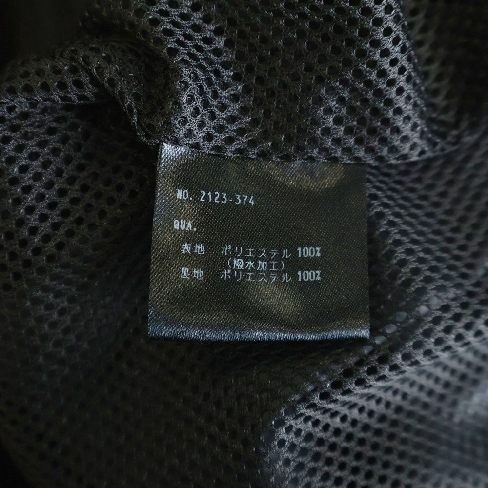 LAD MUSICIAN(ラッドミュージシャン) 23SS POLYESTER RIPSTOP STAND COLLAR BLOUSON ポリエステル リップストップ スタンドカラー ブルゾン ジャケット ブラック 2123-374