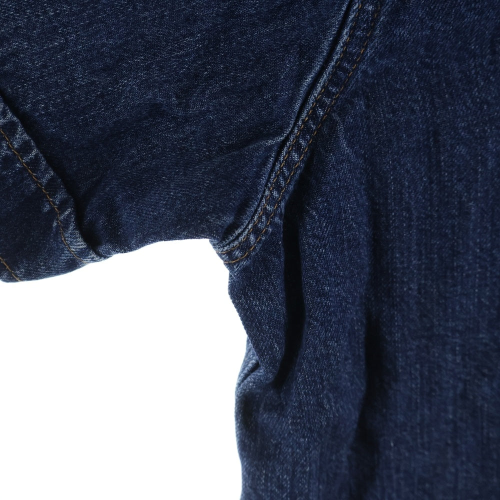 Calvin Klein(カルバンクライン) Dark Eclispe Tnd S/S Denim Boxy Shrt デニム 半袖シャツ インディゴ 4RB954G