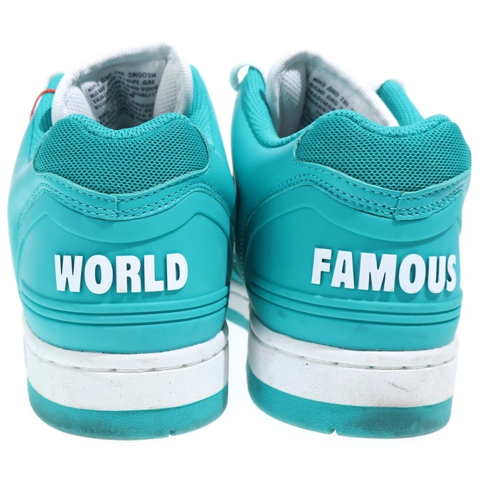 NIKE(ナイキ) 17AW ×AIR FORCE 2 LOW NEW EMERALD AA0871-313 シュプリーム エアフォース2 ニューエメラルド ローカットスニーカー ライトブルー US8/26cm
