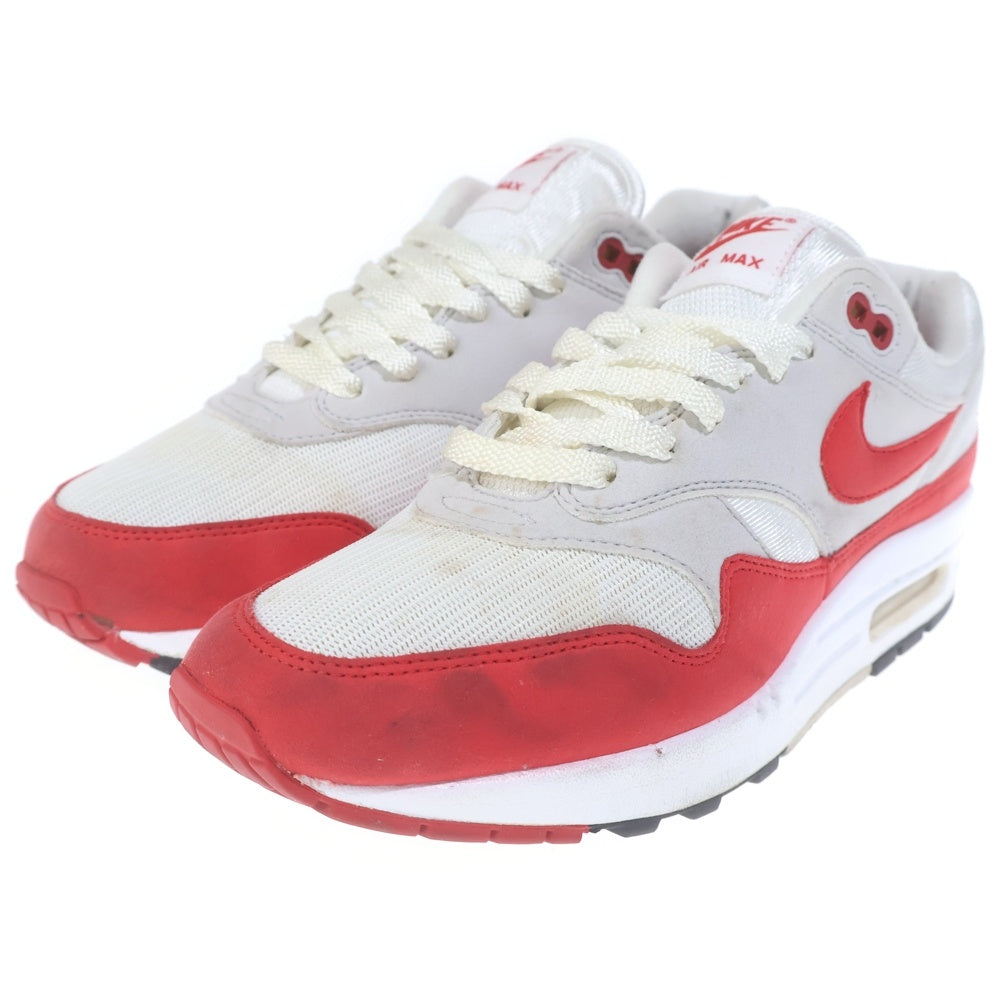 NIKE(ナイキ) AIR MAX 1 ANNIVERSARY RED 908375-103 エアマックス1 アニバーサリー ローカットスニーカー ホワイト/レッド US8/26cm