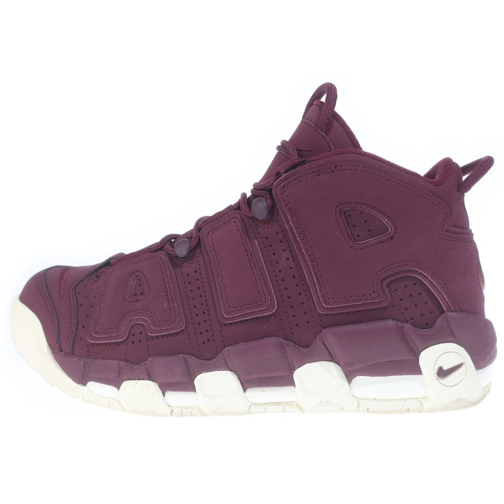 NIKE(ナイキ) AIR MORE UPTEMPO 96 NIGHT MAROON 921949-600 エアモアアップテンポ96 ハイカットスニーカー ブラウン US8/26cm