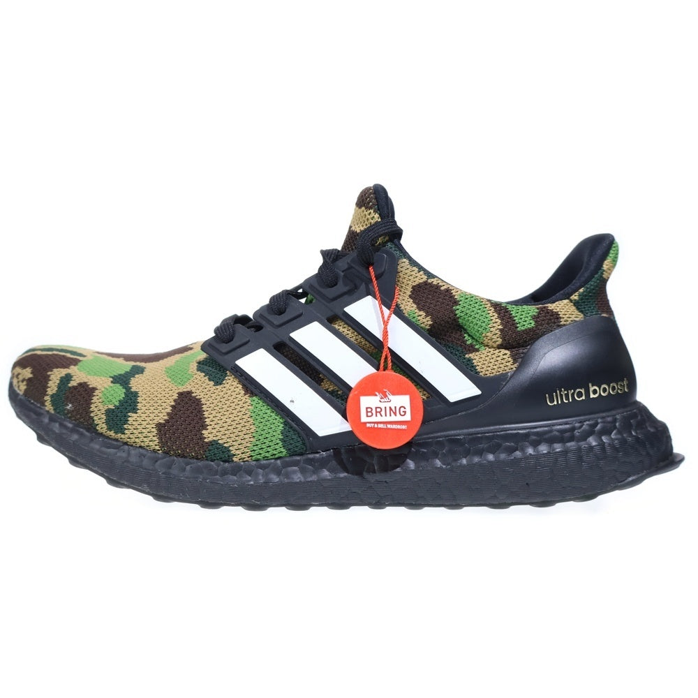 adidas(アディダス) ×A BATHING APE ULTRA BOOST BAPE F35097 アベイシングエイプ ウルトラブースト ローカットスニーカー ブラック US8.5/26.5cm