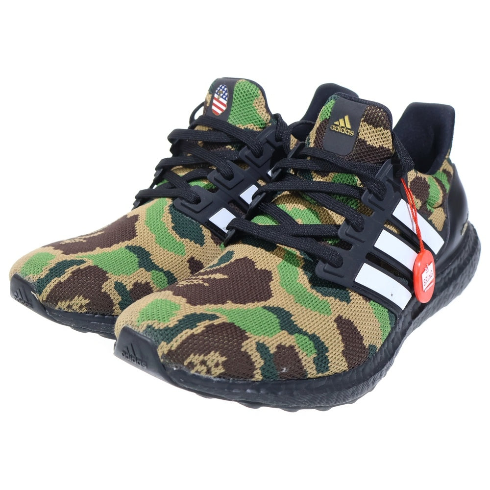 adidas(アディダス) ×A BATHING APE ULTRA BOOST BAPE F35097 アベイシングエイプ ウルトラブースト ローカットスニーカー ブラック US8.5/26.5cm