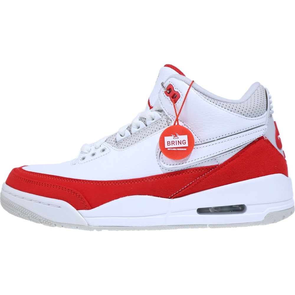 NIKE(ナイキ) AIR JORDAN 3 RETRO TINKER WHITE CJ0939-100 エアジョーダン3 ティンカーハットフィールド ミッドカットスニーカー ホワイト/レッド US8.5/26.5cm