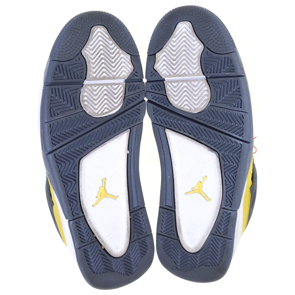 NIKE(ナイキ) AIR JORDAN 4 RETRO TOUR YELLOW CT8527-700 エアジョーダン 4 レトロ ハイカットスニーカー イエロー US8.5/26.5cm