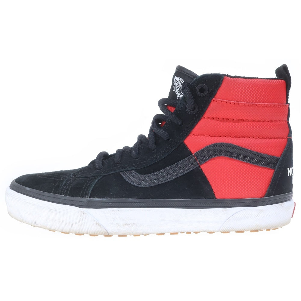 VANS(ヴァンズ) ×THE NORTH FACE SK8-HI 46 MTE DX VN0A3DQ5QWS ザノースフェイス ハイカットスニーカー ブラック/レッド US8/26cm