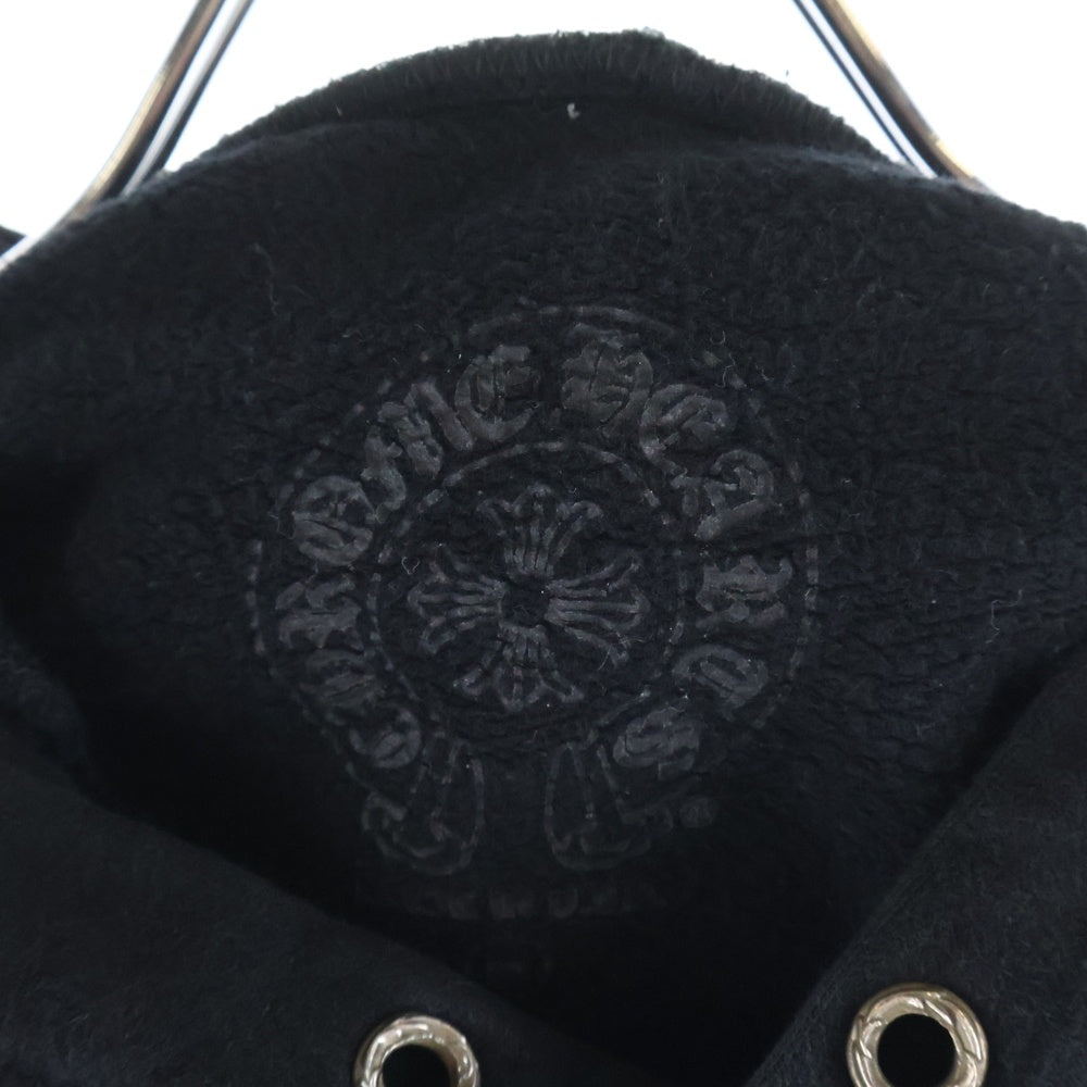 CHROME HEARTS(クロムハーツ) SWTSHRT PLV セメタリークロス プリント スウェット プルオーバーパーカー ブラック