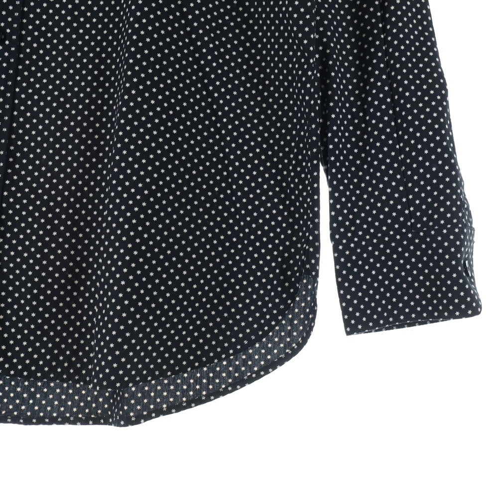 SAINT LAURENT PARIS(サンローランパリ) 15SS スター シルク 長袖シャツ ブラック 376916 Y729H