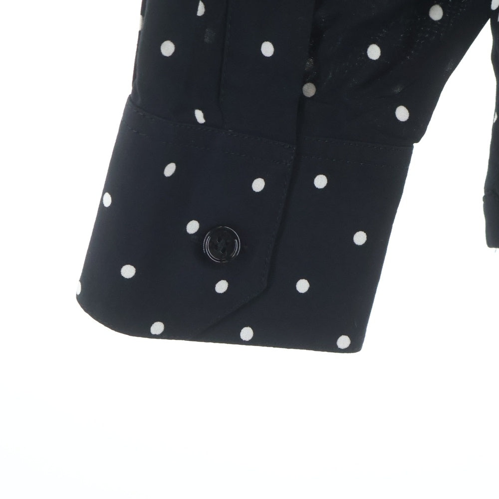 CELINE(セリーヌ) ドラッグストアカラー ドットプリント 長袖シャツ ブラック 2C028577D