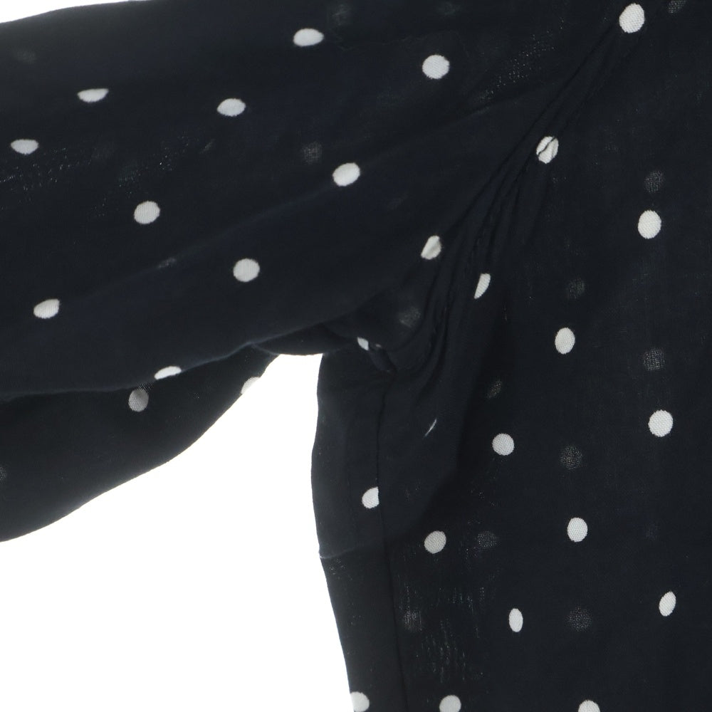 CELINE(セリーヌ) ドラッグストアカラー ドットプリント 長袖シャツ ブラック 2C028577D