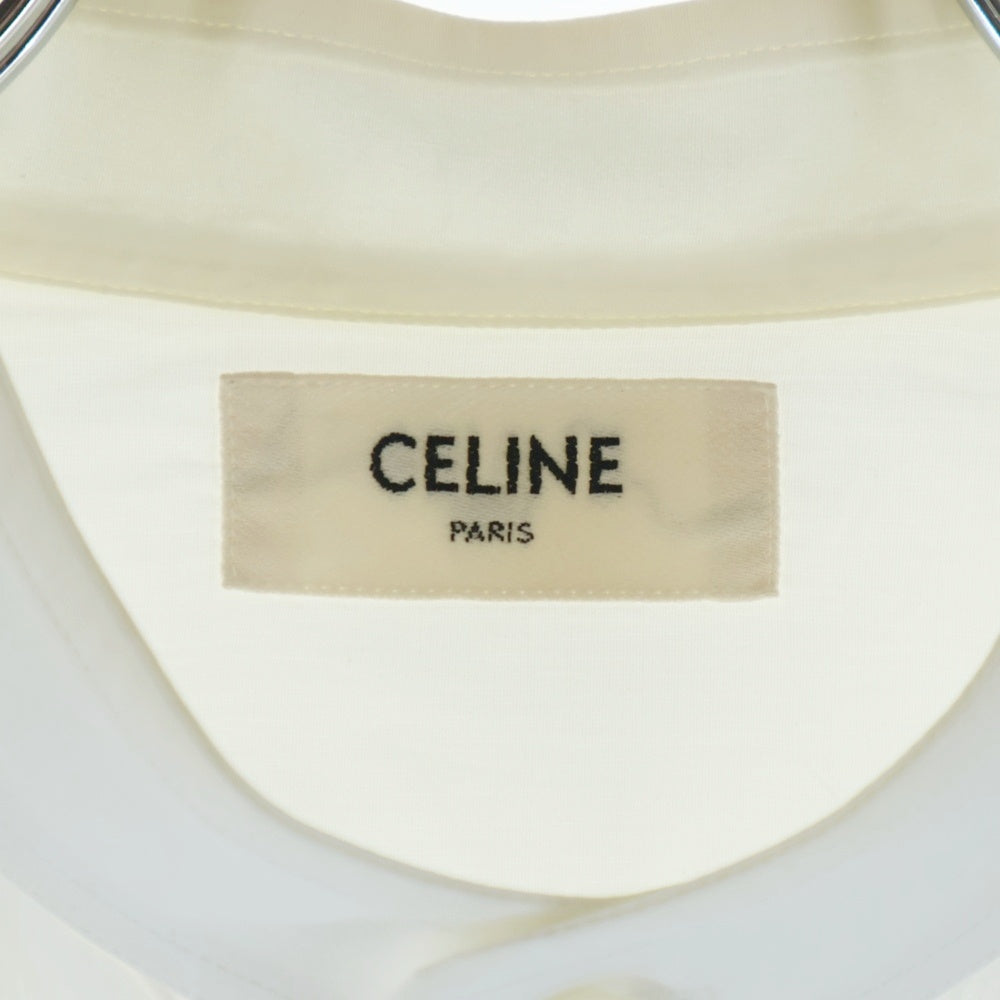 CELINE(セリーヌ) バンドカラー 長袖シャツ ホワイト 2C070091F