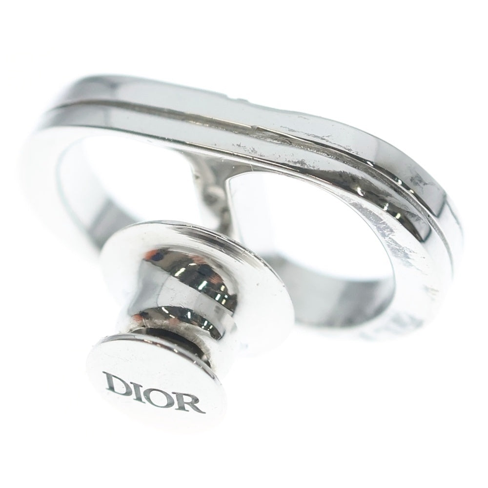 DIOR(ディオール) CD アイコン ブローチ ピンバッチ シルバー