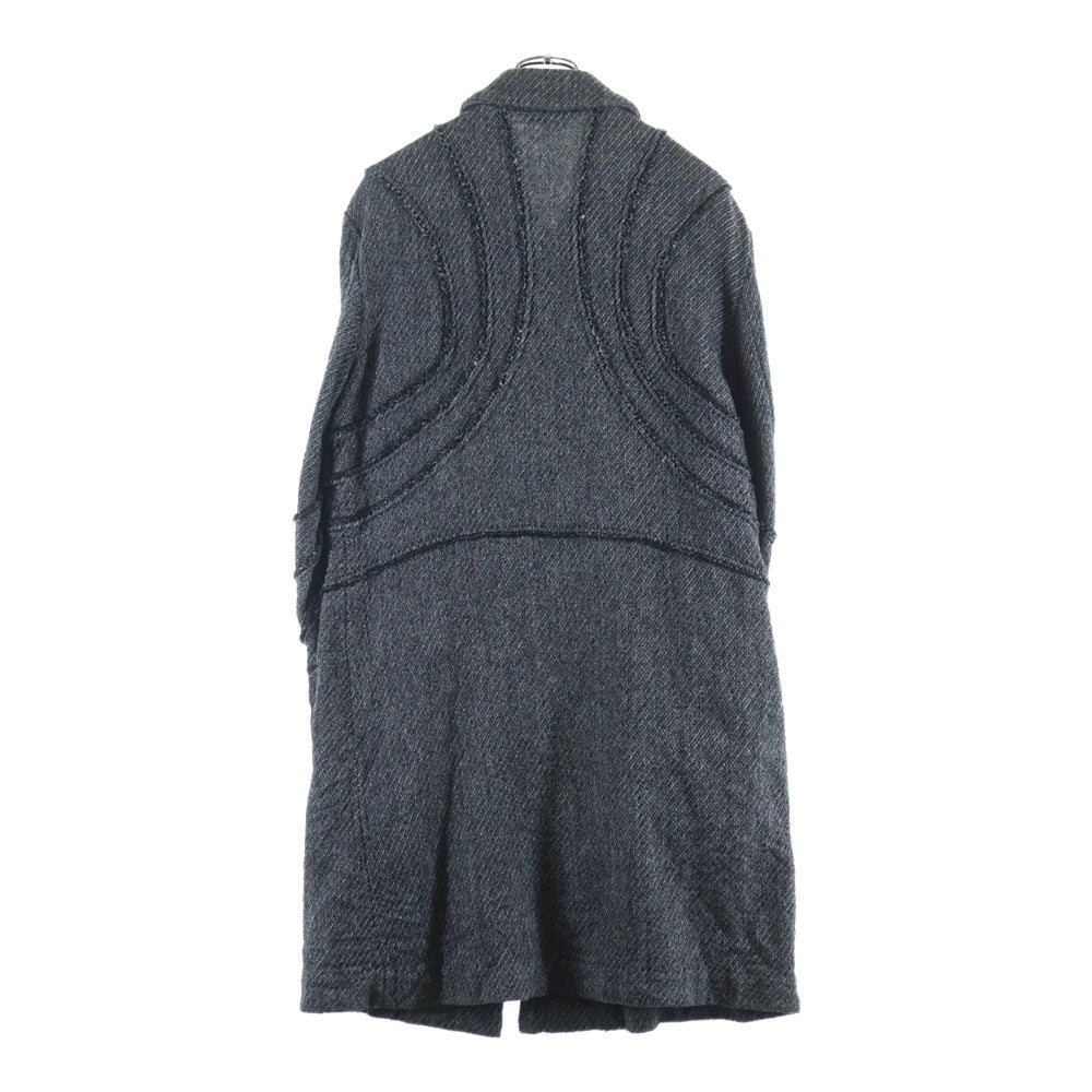 COMME des GARCONS HOMME PLUS(コムデギャルソンオムプリュス) 03AW 縮絨 切り替え バイアス コート グレー XK-C002 AD2003