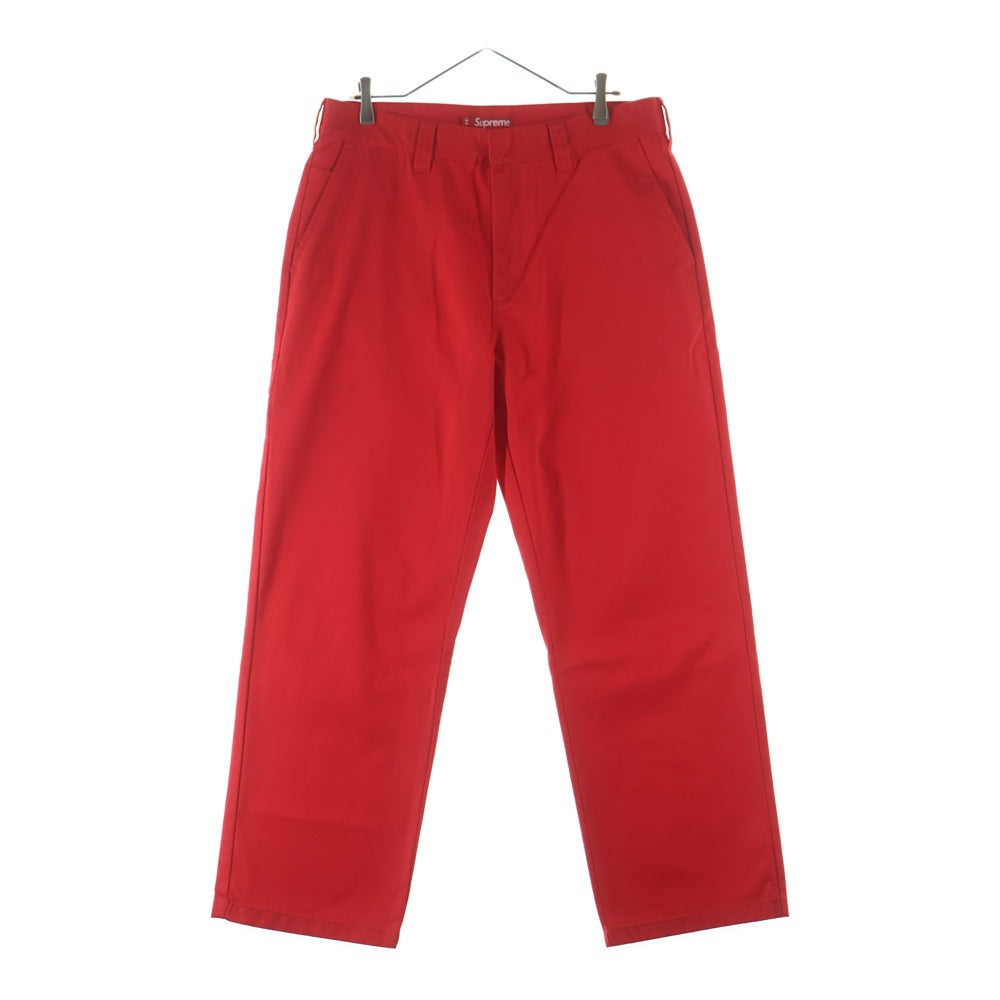 SUPREME(シュプリーム) 24SS Work Pant ワークパンツ チノ レッド