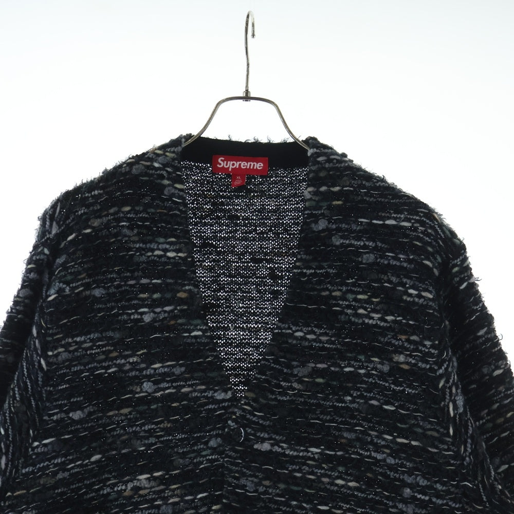 SUPREME(シュプリーム) 25AW Textured Cardigan Black テクスチャード ニットカーディガン ブラック