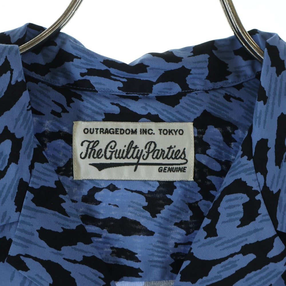 WACKO MARIA(ワコマリア) 23SS HAWAIIAN SHIRT S/S ハワイアンシャツ 半袖シャツ ネイビー 23SS-WMS-HI10