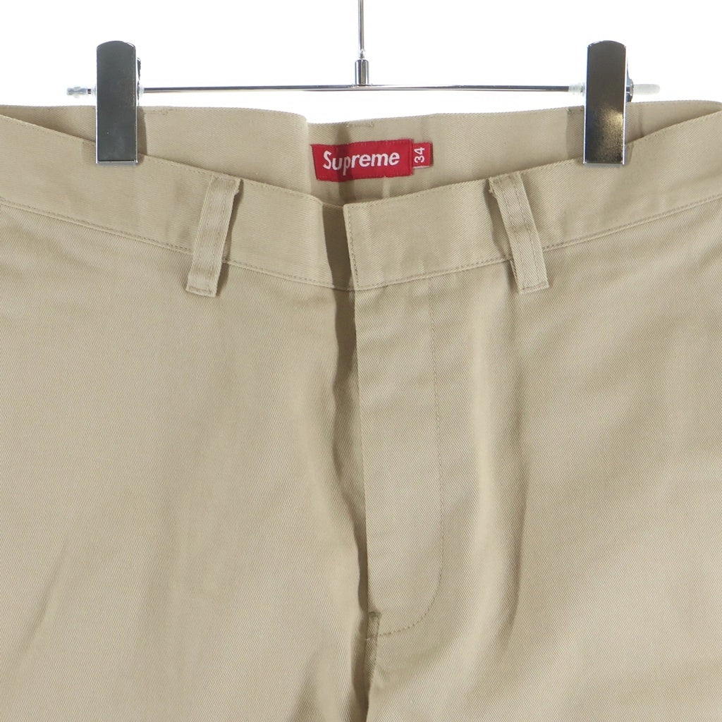 SUPREME(シュプリーム) Work Short チノ ワークショーツ ハーフパンツ ベージュ