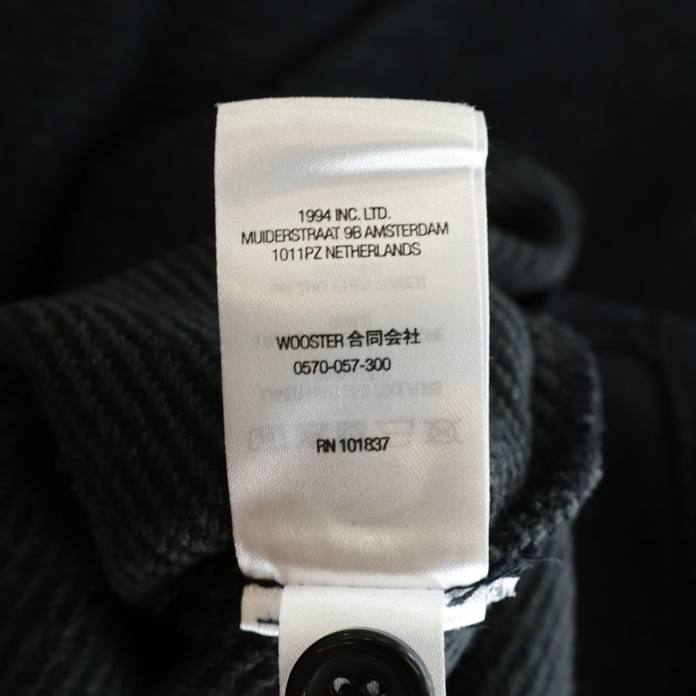 SUPREME(シュプリーム) 22AW Brushed Flannel Twill Shirt ツイルフランネル 長袖シャツ ブラック