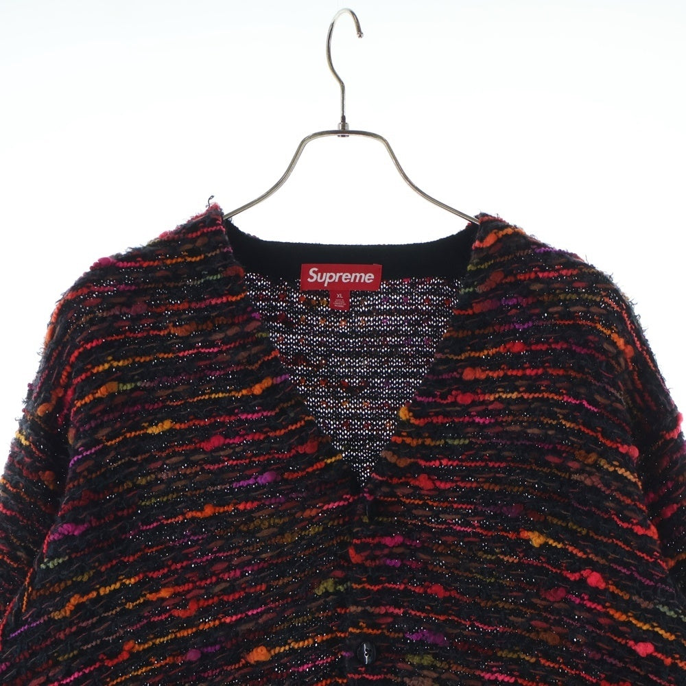 SUPREME(シュプリーム) 25AW Textured Cardigan Black テクスチャード ニットカーディガン レッド