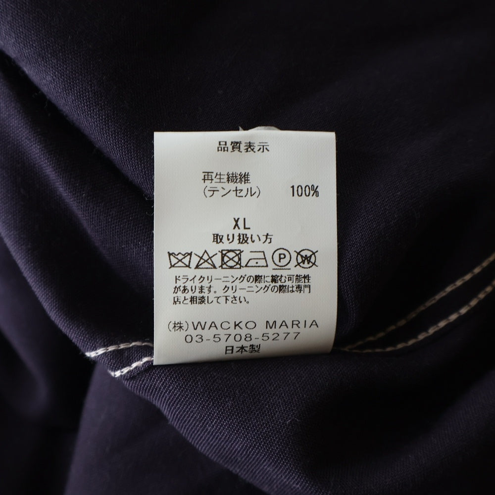 WACKO MARIA(ワコマリア) 50s SHIRT L/S 長袖シャツ パープル