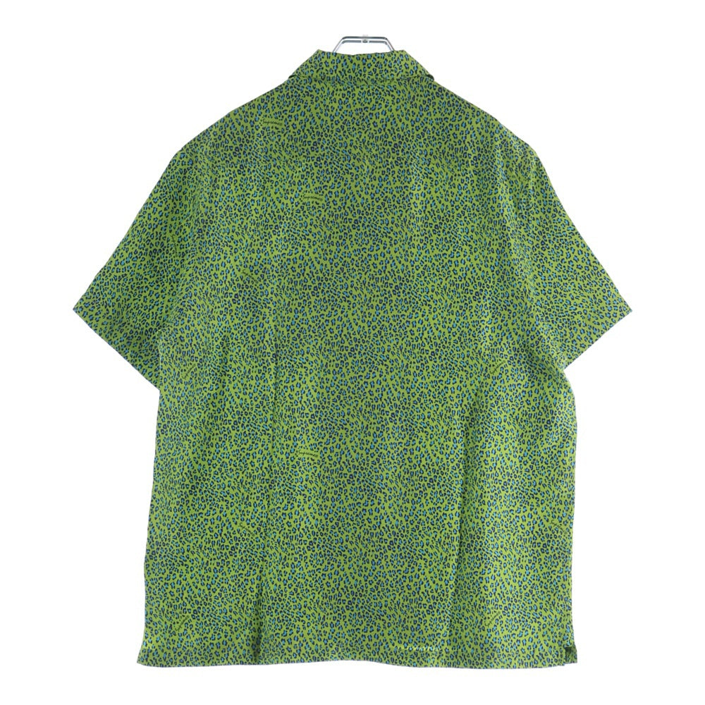SUPREME(シュプリーム) Leaopard Silk S/S Shirt レオパード シルク 半袖シャツ グリーン