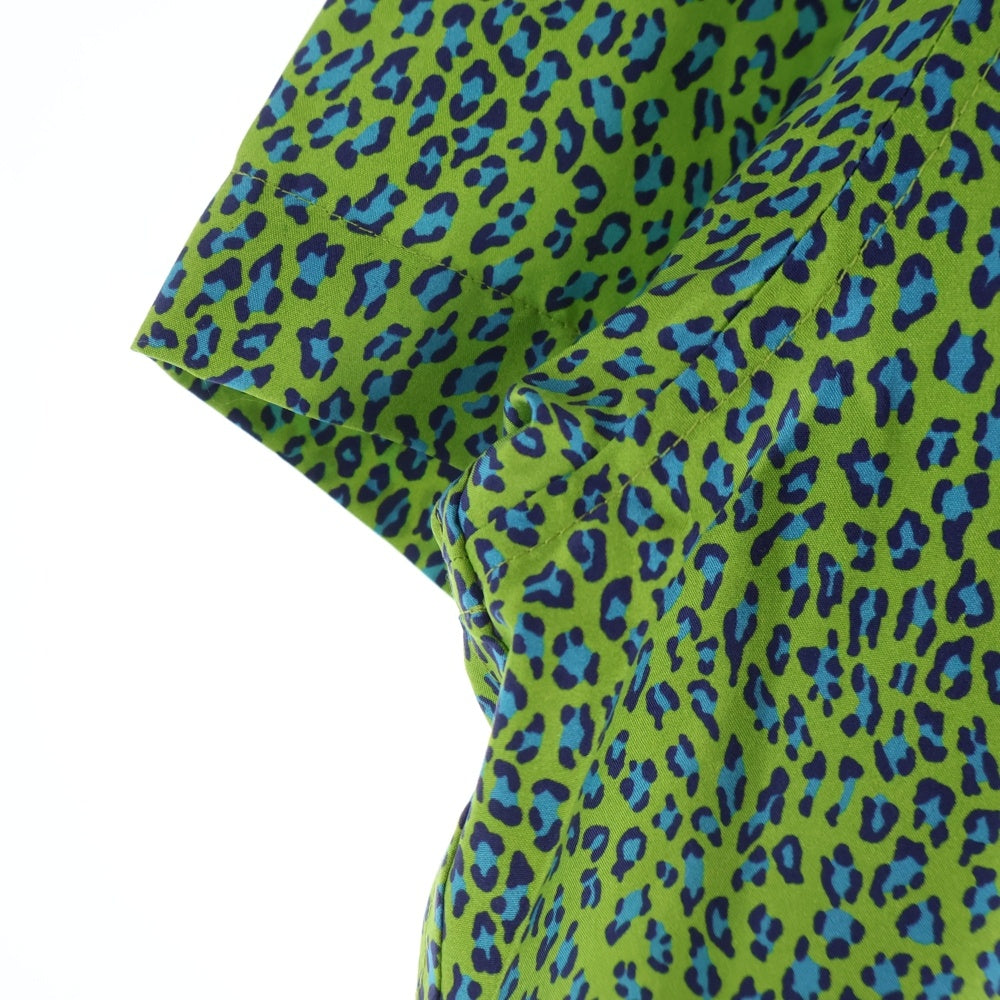 SUPREME(シュプリーム) Leaopard Silk S/S Shirt レオパード シルク 半袖シャツ グリーン