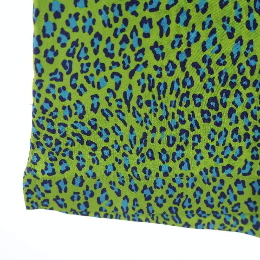 SUPREME(シュプリーム) Leaopard Silk S/S Shirt レオパード シルク 半袖シャツ グリーン