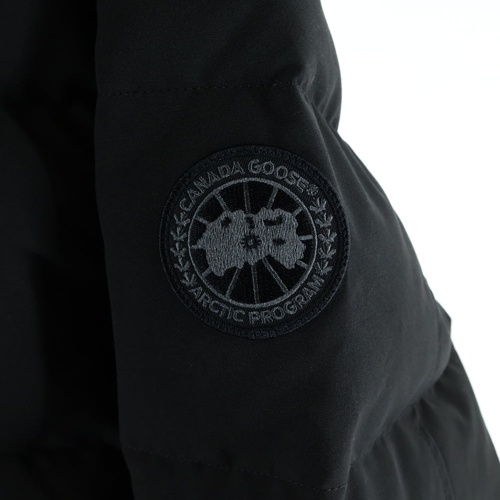 CANADA GOOSE(カナダグース) WYNDHAM PARKA BLACK LABEL ウィンダム パーカー コヨーテファー フード付きダウンジャケット ブラック 3808MB